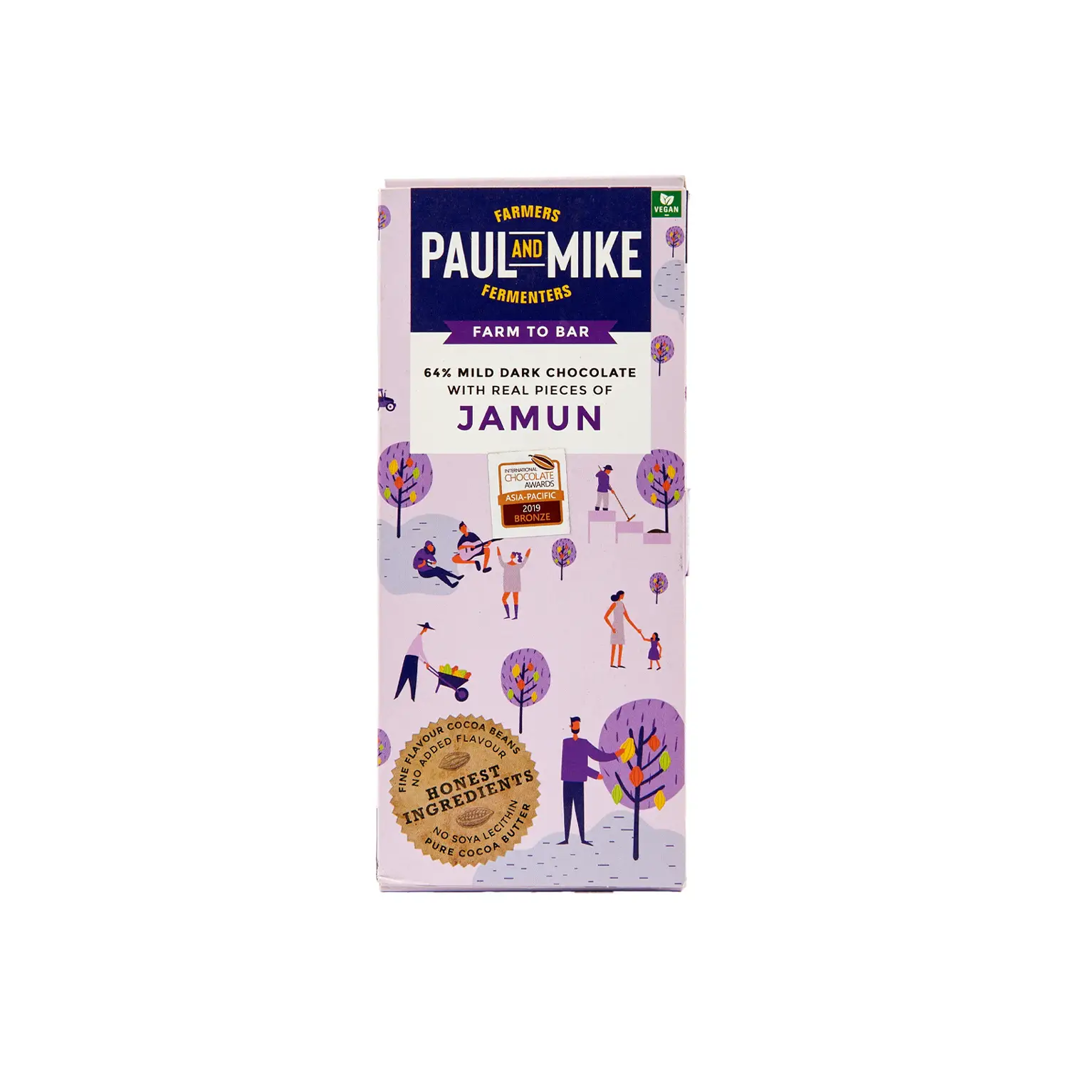 Paul And Mike Dark Chocolates With Real Jamun