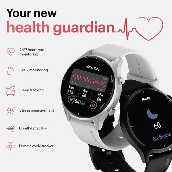 Noise Twist Round dial Smart Watch with Bluetooth Calling, 1.38" TFT Display, up-to 7 Days Battery, 100+ Watch Faces, IP68 - Image 2