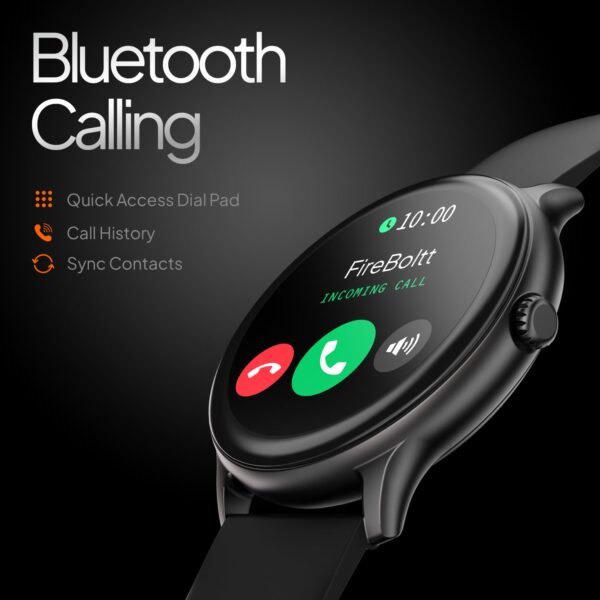 Fire-Boltt Phoenix Pro Smart Watch 1.39 inch Bluetooth Calling, AI Voice Assistant, Metal Body with 120+ Sports Modes - Image 3