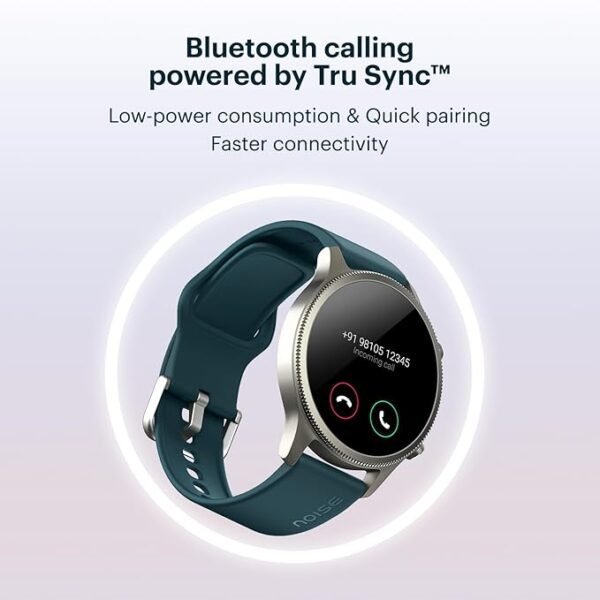 NoiseFit Halo 1.43" AMOLED Display, Bluetooth Calling Round Dial Smart Watch, Premium Metallic Build, Always on Display - Image 4
