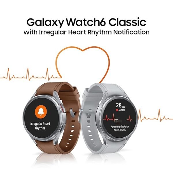 Samsung Galaxy Watch6 Classic LTE (47mm, Black, Compatible with Android only) | Introducing BP & ECG Features - Image 2