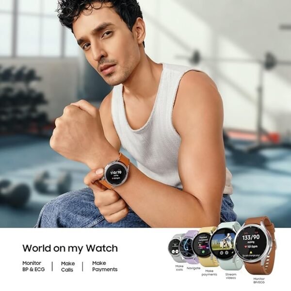Samsung Galaxy Watch6 Classic LTE (47mm, Black, Compatible with Android only) | Introducing BP & ECG Features - Image 3