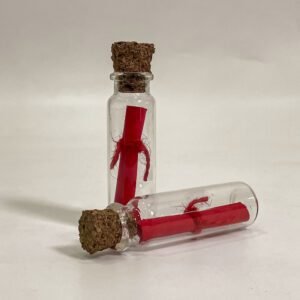 Secret Note With Glass Bottle 