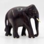 Handcrafted Wooden Elephant Figurine – 5.5 Inch Decorative Sculpture