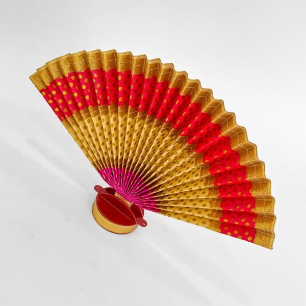 Exquisite Red and Gold Thirudayada – Premium Kerala Temple Decor (9 Inch) - Image 2