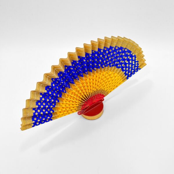 Blue and Gold Thirudayada – Traditional Kerala Decor - Image 2