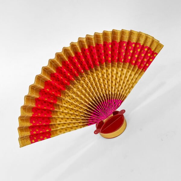 Exquisite Red and Gold Thirudayada – Premium Kerala Temple Decor (9 Inch) - Image 3
