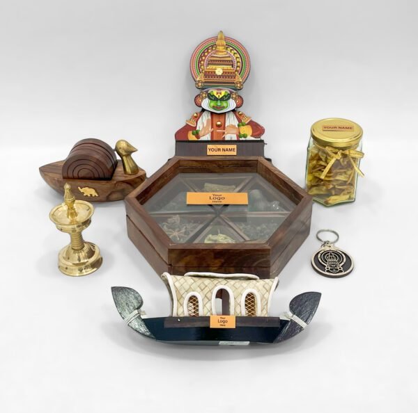 Kerala Heritage Gift Tray – Traditional Souvenirs & Snacks Hamper - Image 5