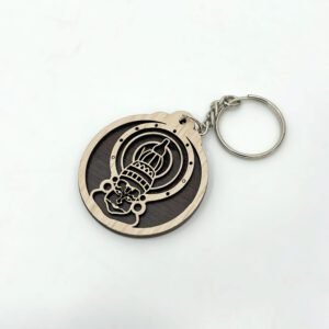 Wooden Kathakali Keychain 