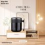 Black Stainless Steel Mug