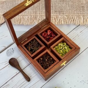 Small Square Spices Box 