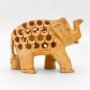 Mini Wooden Elephant Showpiece