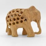 Small Carved Wooden Elephant