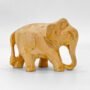 Plain Wooden Elephant Figurine