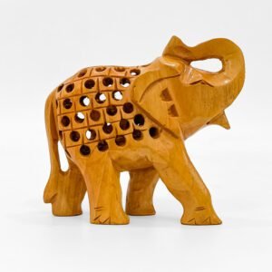 Wooden Jali Elephant