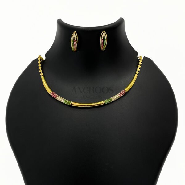 AD Stone Necklace Set