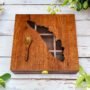 Large Kerala Map Wooden Spice Box