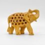 Hand-Carved Wooden Elephant