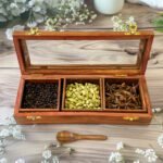 Spice Box with Glass Lid