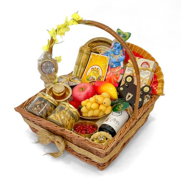 Grand Vishu Gift Hamper Basket – Exquisite Traditional Kerala Festive Delight - Image 3