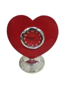 Heart Shaped Table Clock 