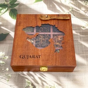 Gujarat Map Spice Box