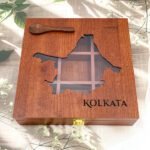 Large Kolkata Map Spice Box