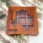 Large Delhi Map Spices Box