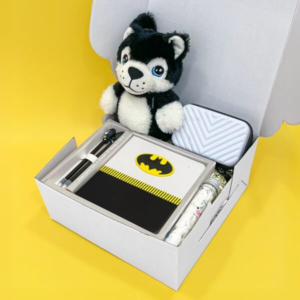 Superhero Comic Diary Gift Set for Kids – With Soft Toy, Sling Bag, Hand Soap & Batman Notebook | Perfect Birthday Box - Image 3