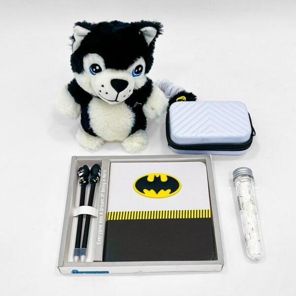 Superhero Comic Diary Gift Set for Kids – With Soft Toy, Sling Bag, Hand Soap & Batman Notebook | Perfect Birthday Box - Image 4
