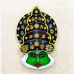 Large Kerala Kathakali Face