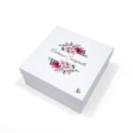 Personalized Floral White Gift Box