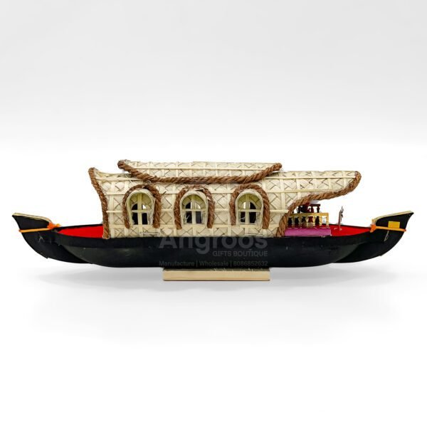Elegant Kerala Traditional Boat Souvenir – 11 Inch Handcrafted Model - Image 2