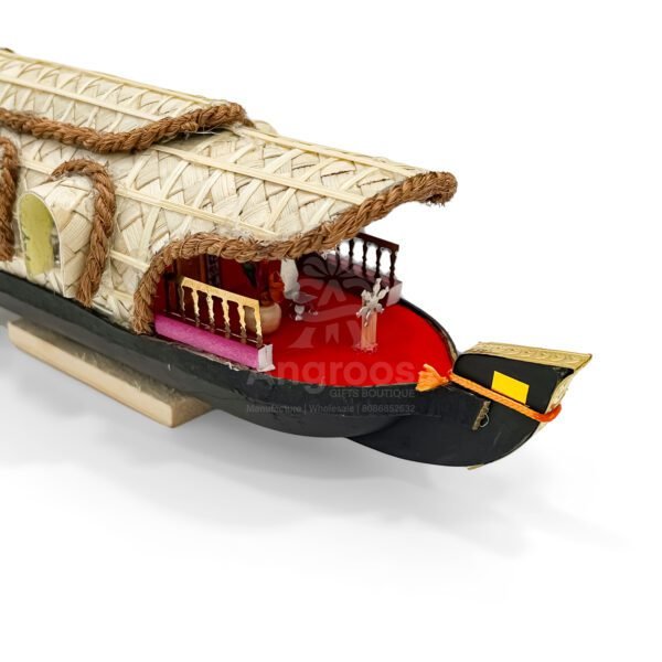 Elegant Kerala Traditional Boat Souvenir – 11 Inch Handcrafted Model - Image 3
