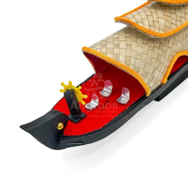 Elegant 16 Inch Kerala Boat Replica – Handwoven Cultural Souvenir - Image 4