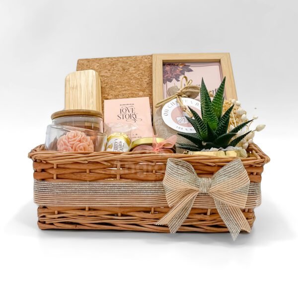 Elegant Retirement Gift Basket – Bamboo Diary, Chocolates, Tea & Keepsakes - Image 5