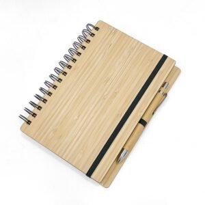 Bamboo Diary with pen 