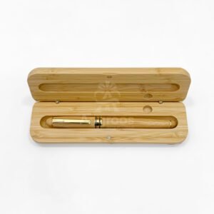 Bamboo Pen box with pen 