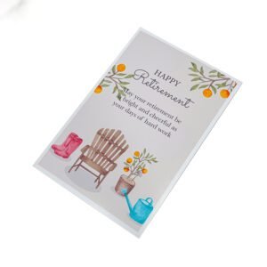 Retirement greeting card