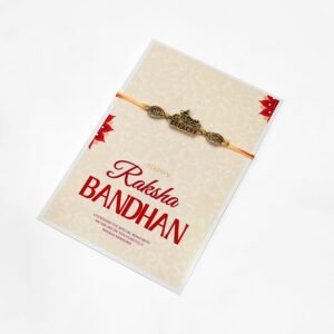 Card with Rakhi