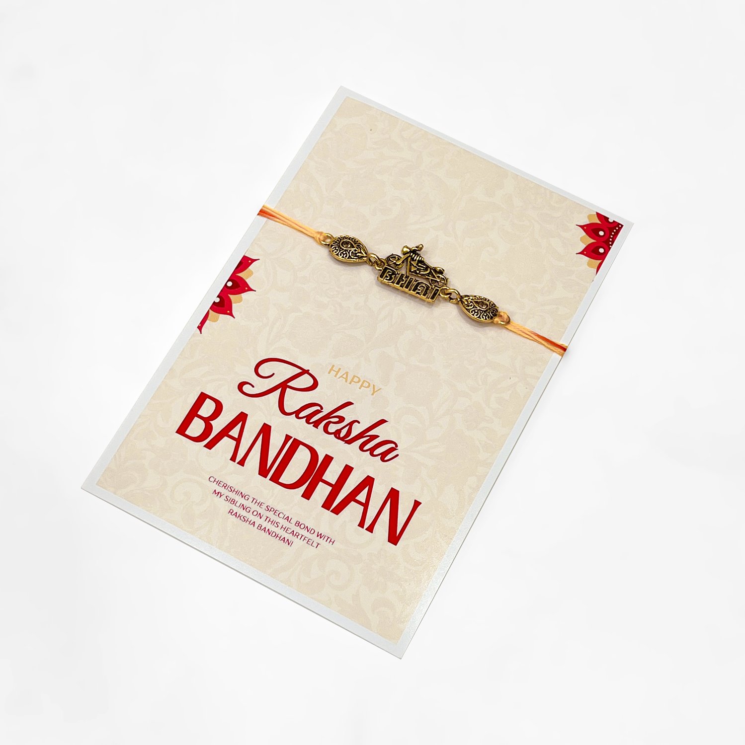 Card with Rakhi