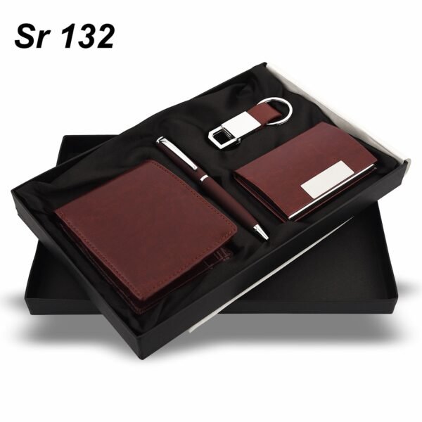 Brown Wallet Gift Set