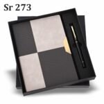 Checkered Diary Pen Set