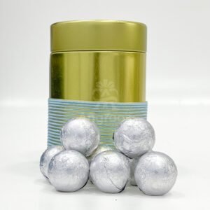 Golden chocolate container 