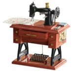 Vintage Sewing Machine Music Box