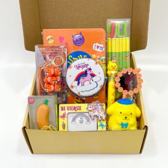 Adorable Kids Gift Hamper with Diary, Toys, Unicorn Mirror & Stationery