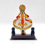 Wooden Kathakali Dancer Pen Stand