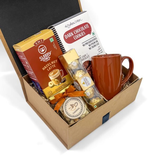Delightful Gourmet Coffee Gift Hamper with Sleepy Owl & Chocolates - Image 2