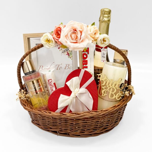 Luxury Bride-to-Be Gift Hamper with Perfume, Chocolates & Bridal Decor - Image 4