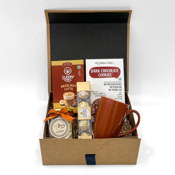 Delightful Gourmet Coffee Gift Hamper with Sleepy Owl & Chocolates - Image 4